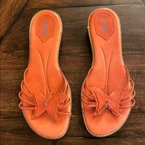 🦋 Nicole Women's Orange Sandals